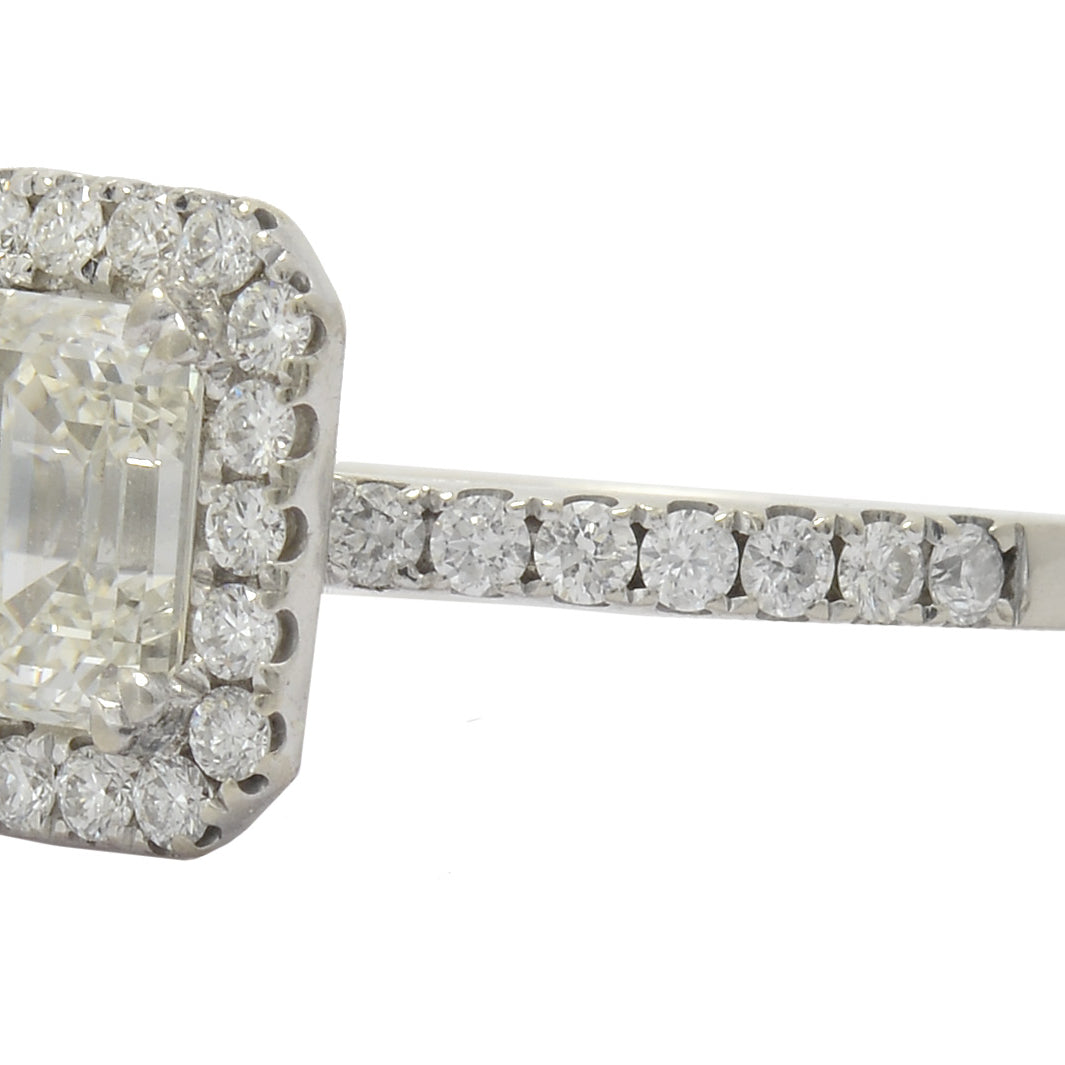 Contemporary Half Carat Diamond Engagement Ring