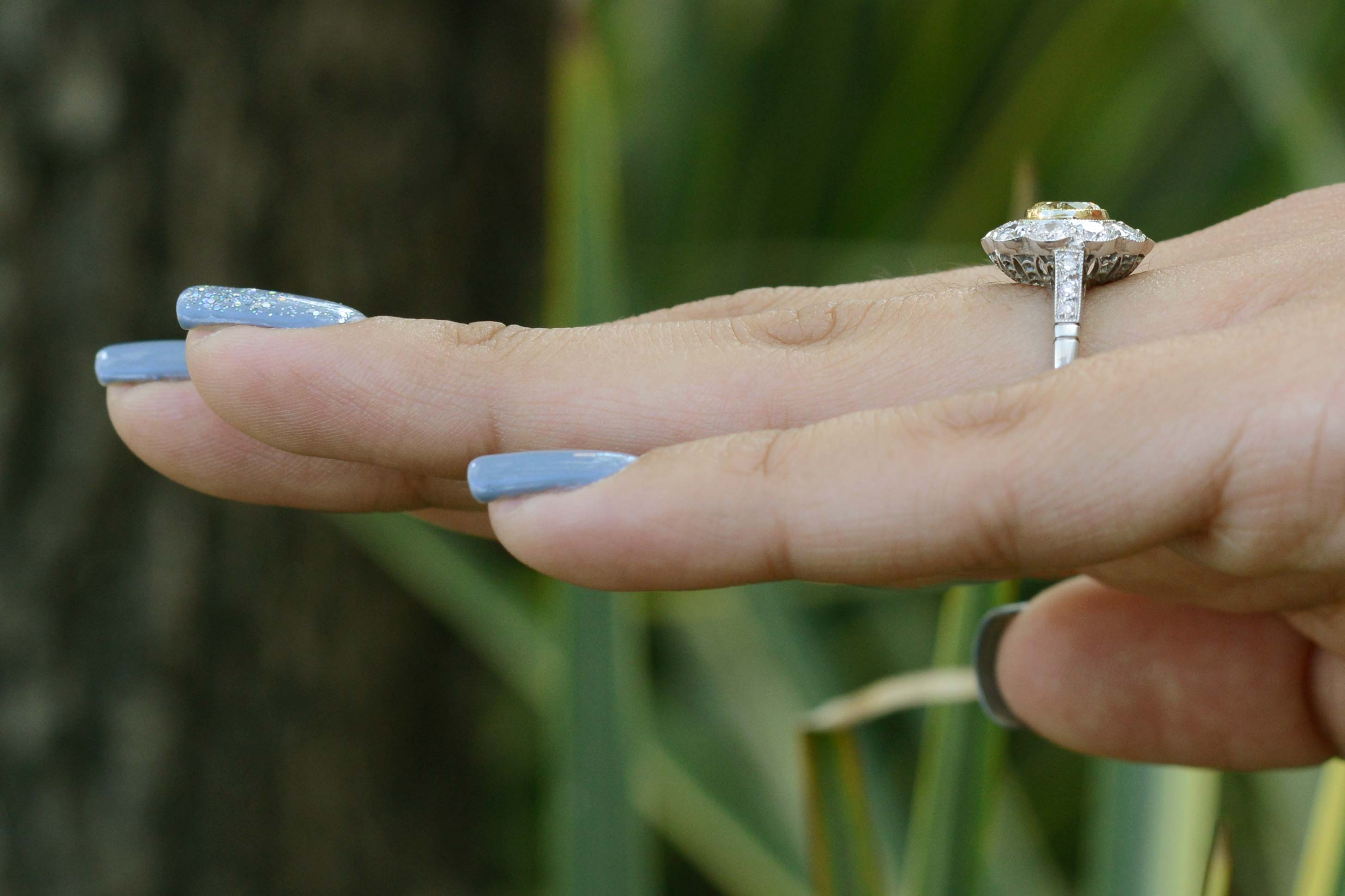 Art Deco Engagement Ring