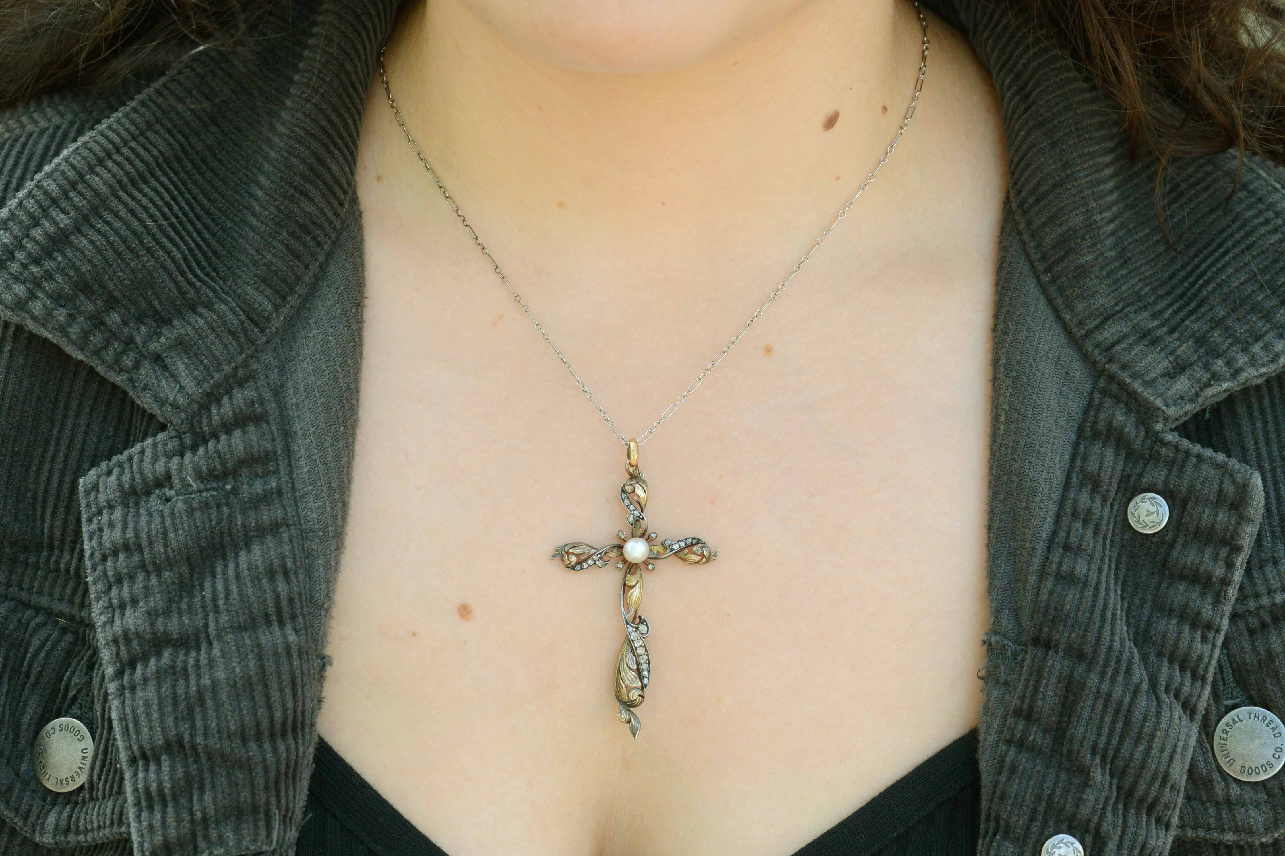 Gold Cross Necklace