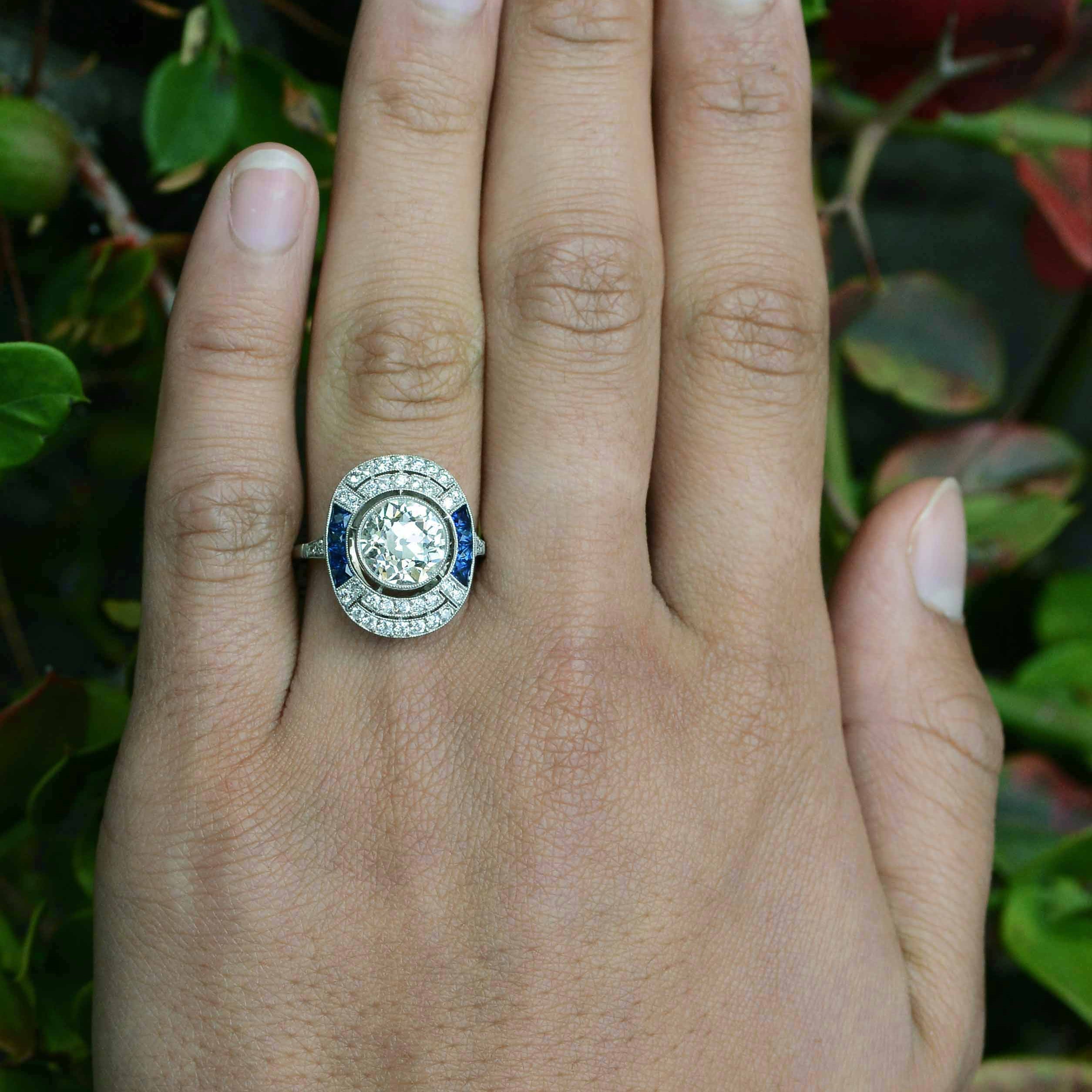 Art Deco revival bridal jewelry.
