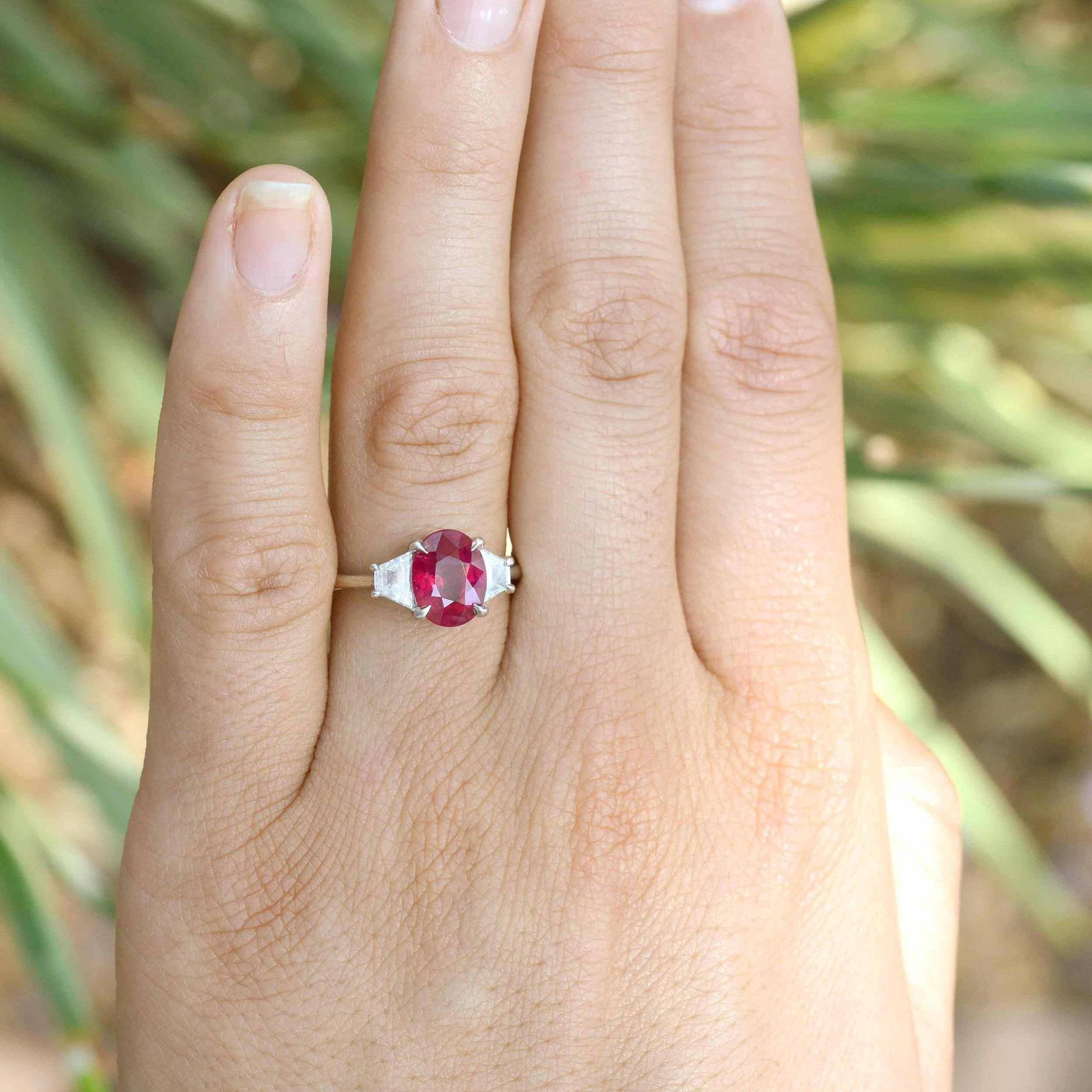 Burmese Ruby Ring