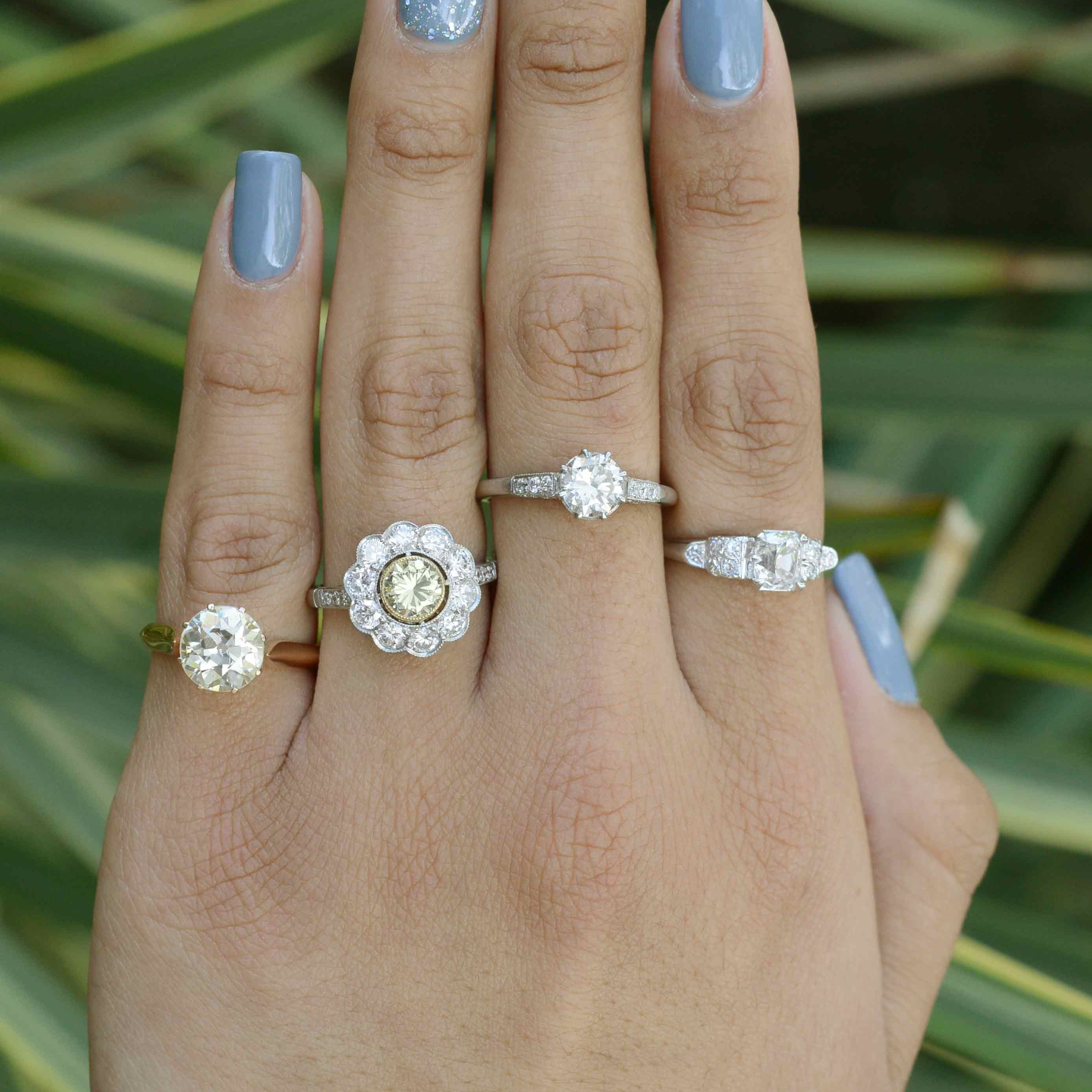 Art Deco Engagement Ring