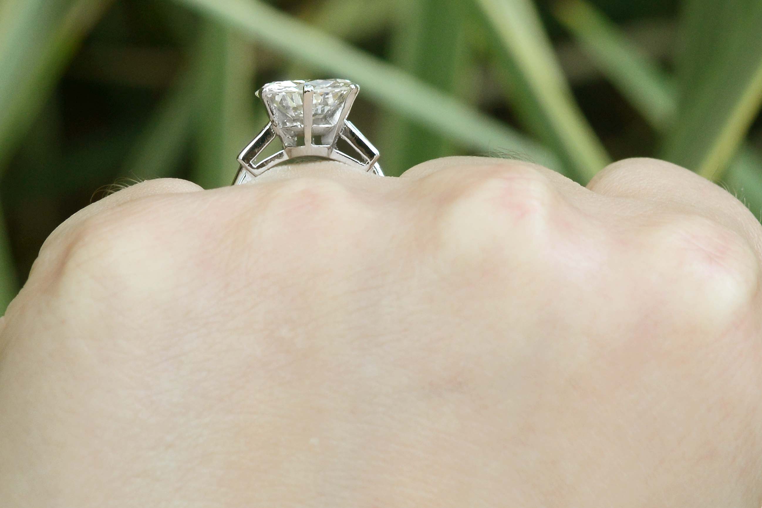 Certified Diamond Engagement Ring