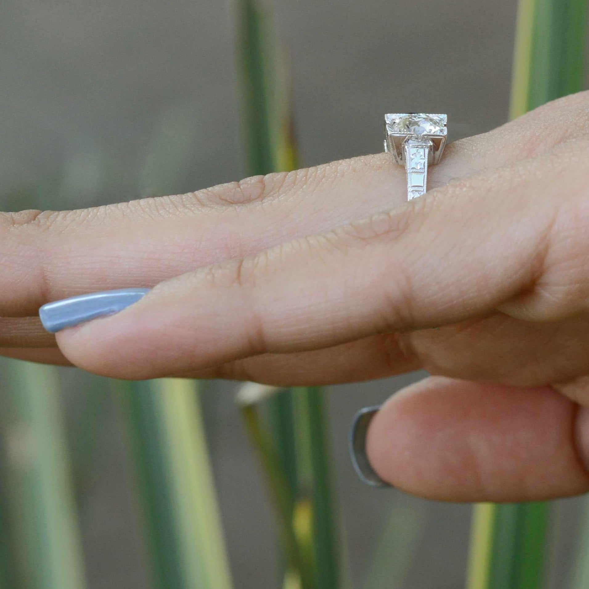 Sapphire Engagement Ring