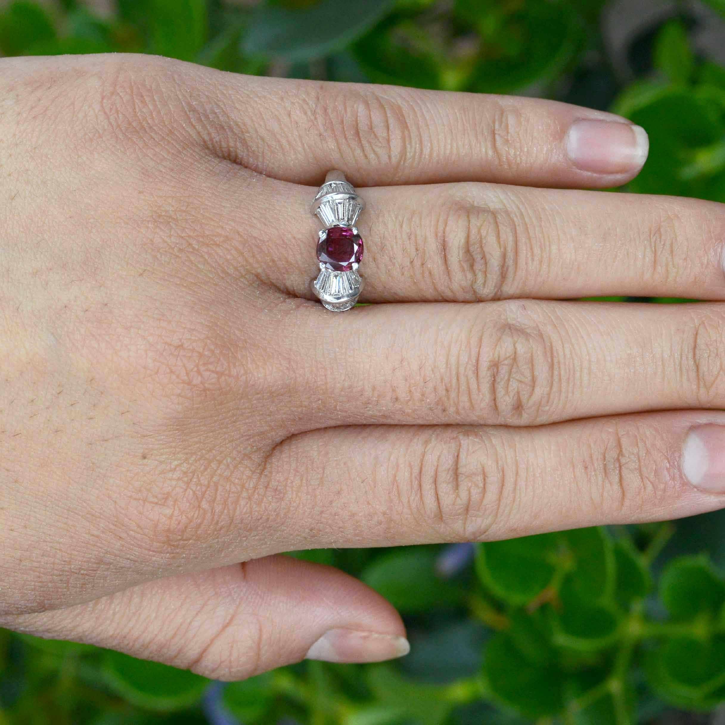 Ruby Engagement Ring