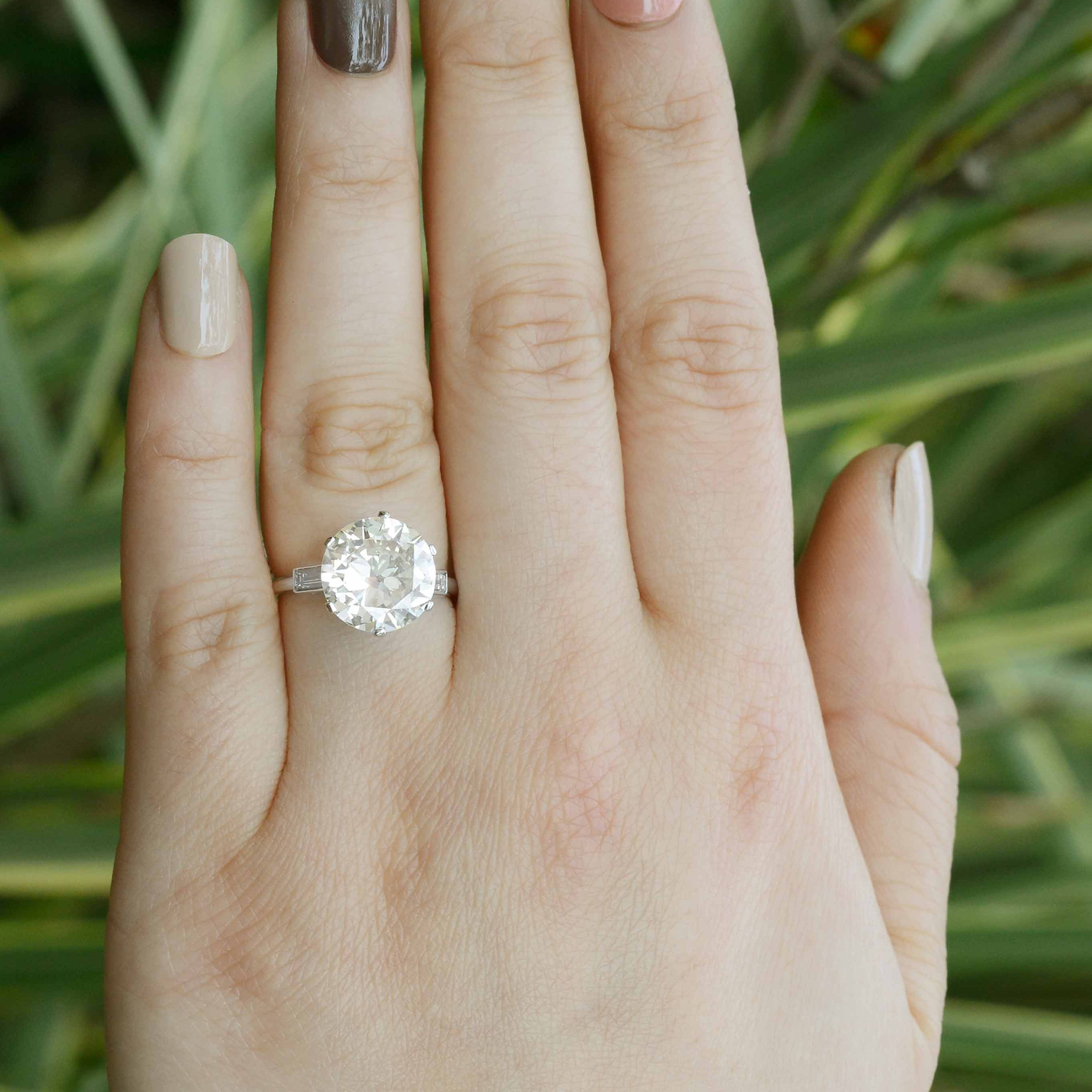 Certified Diamond Engagement Ring