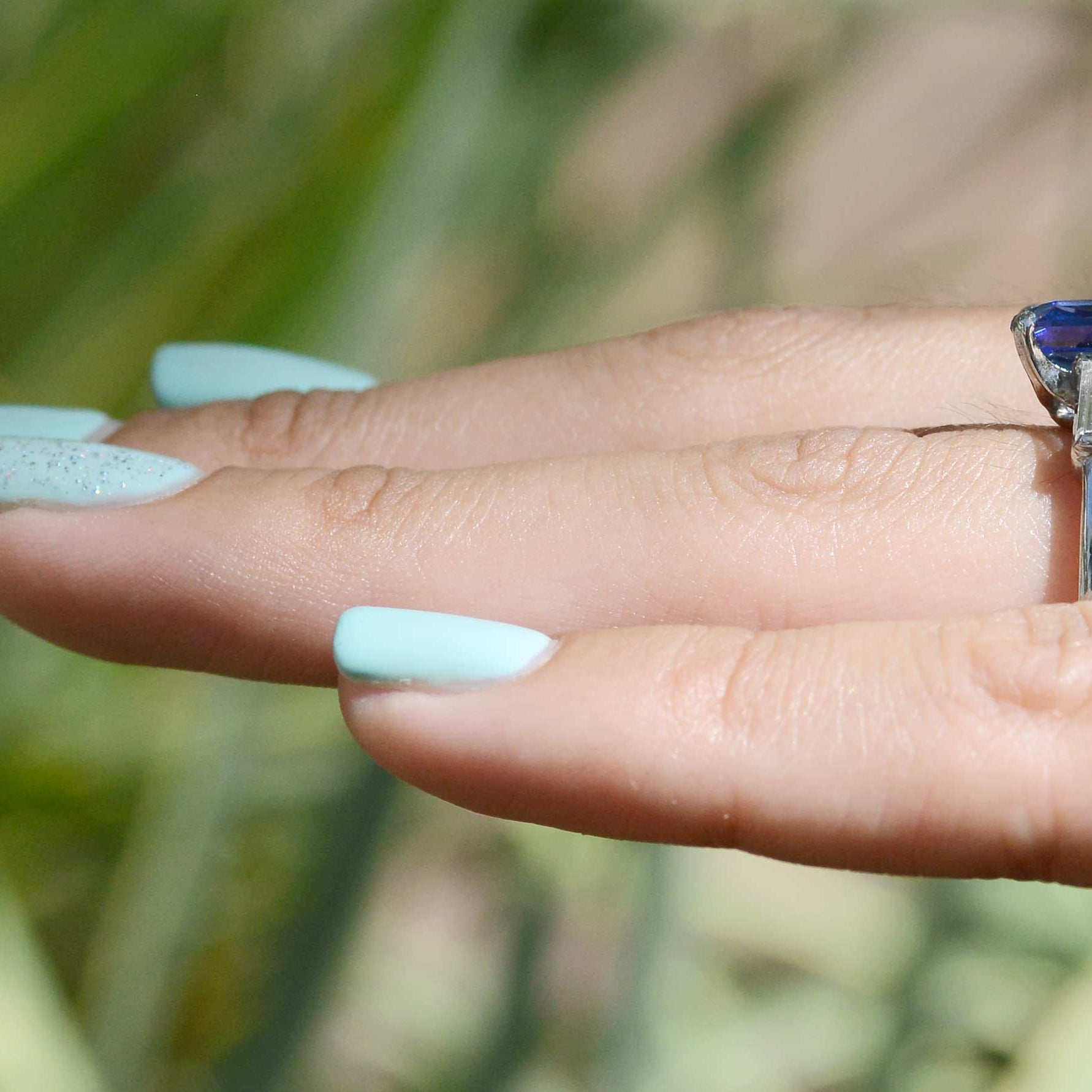 Sapphire Engagement Ring