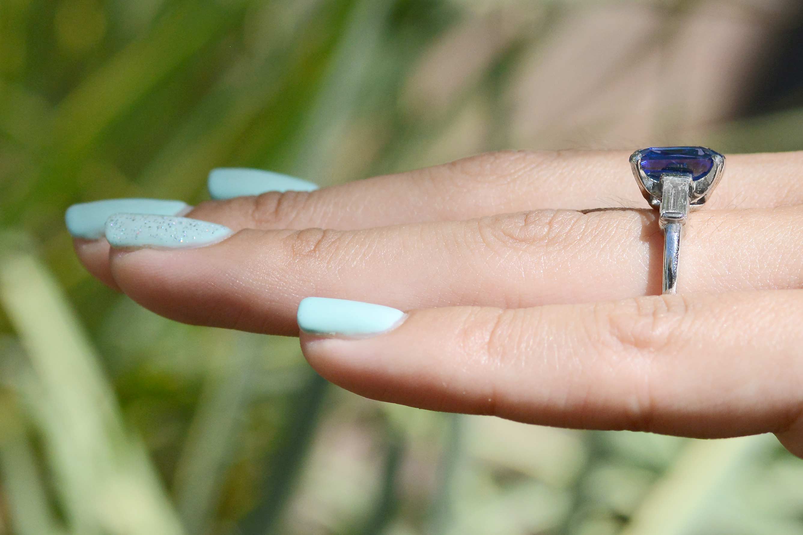 Sapphire Engagement Ring