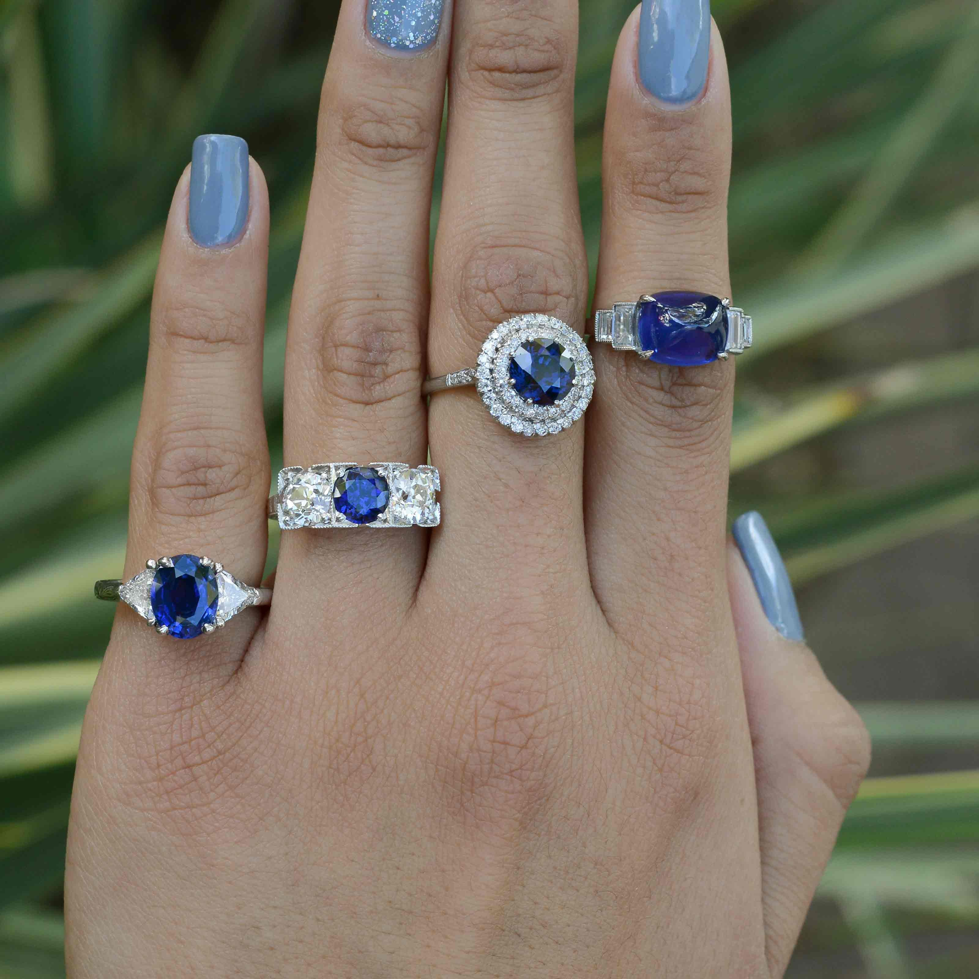 Sapphire Engagement Ring