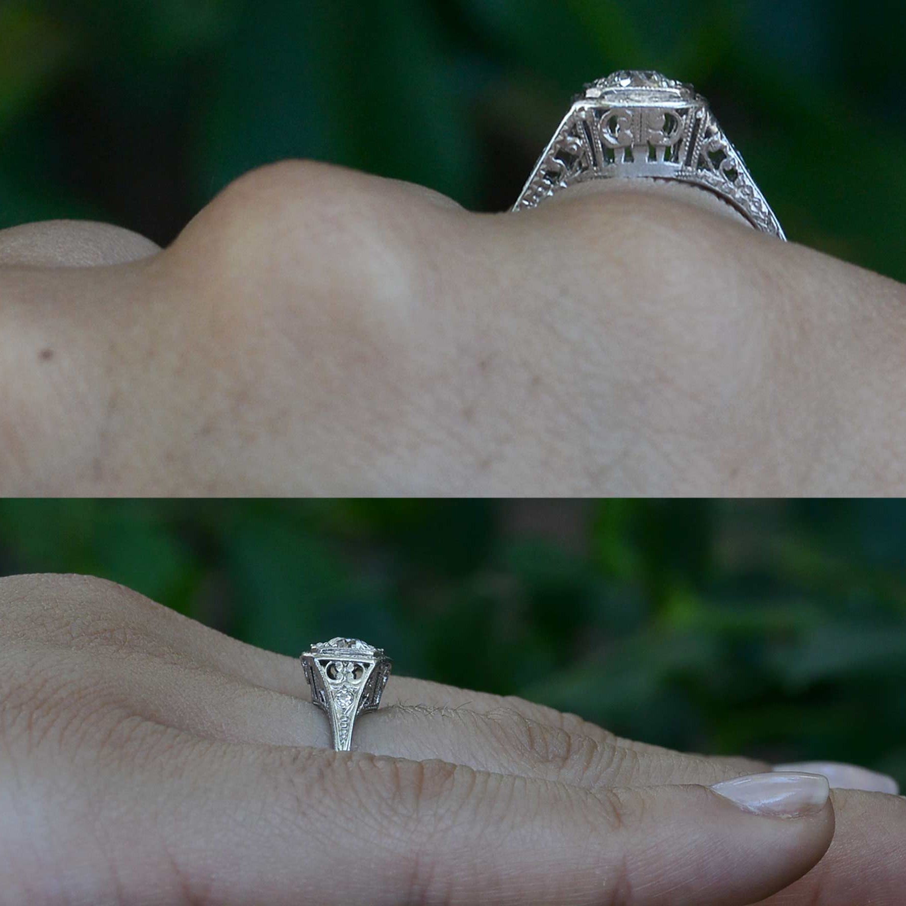 Solitaire Engagent Ring