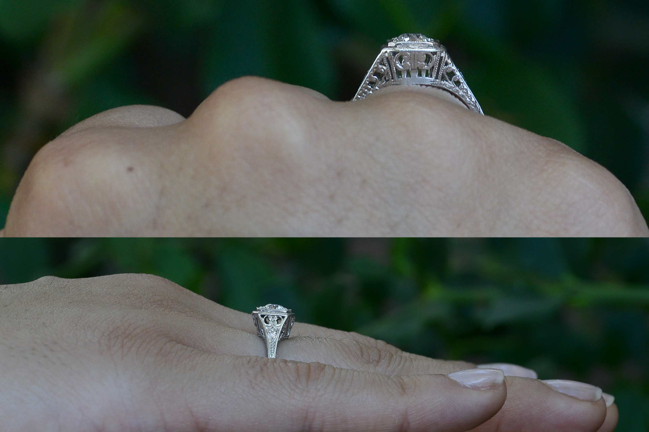 Solitaire Engagent Ring