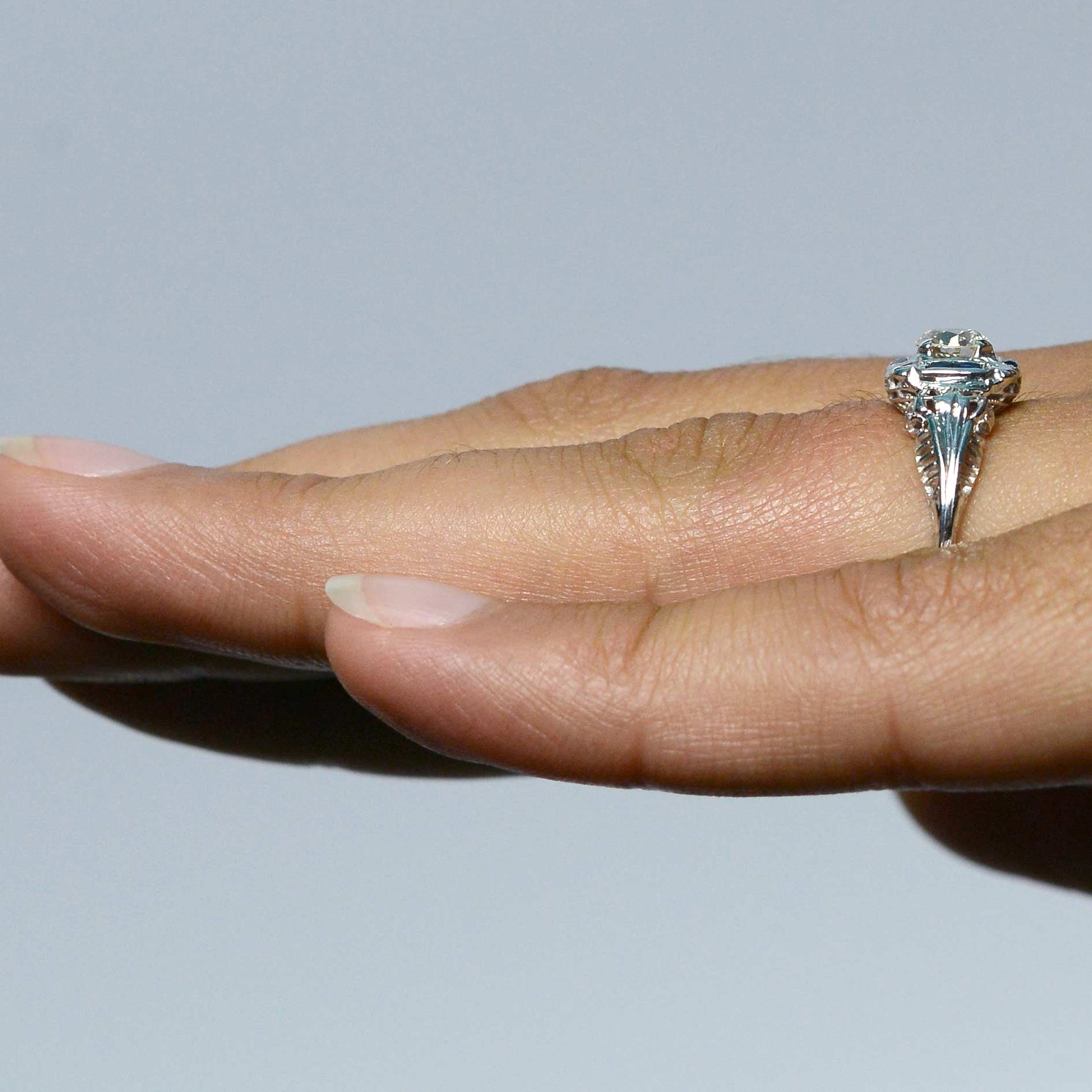 Square Engagement Ring