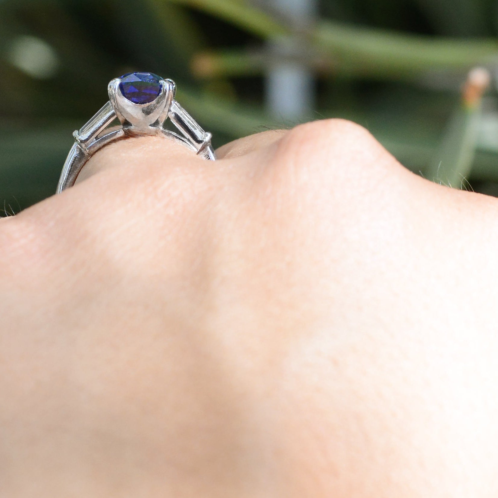 Sapphire Engagement Ring