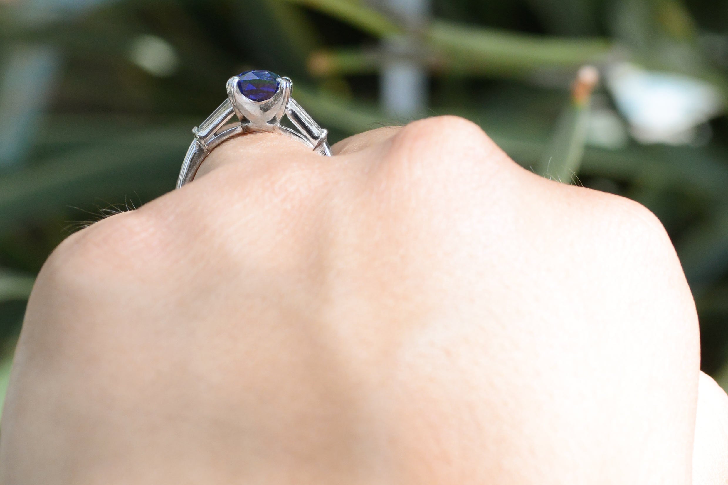 Sapphire Engagement Ring