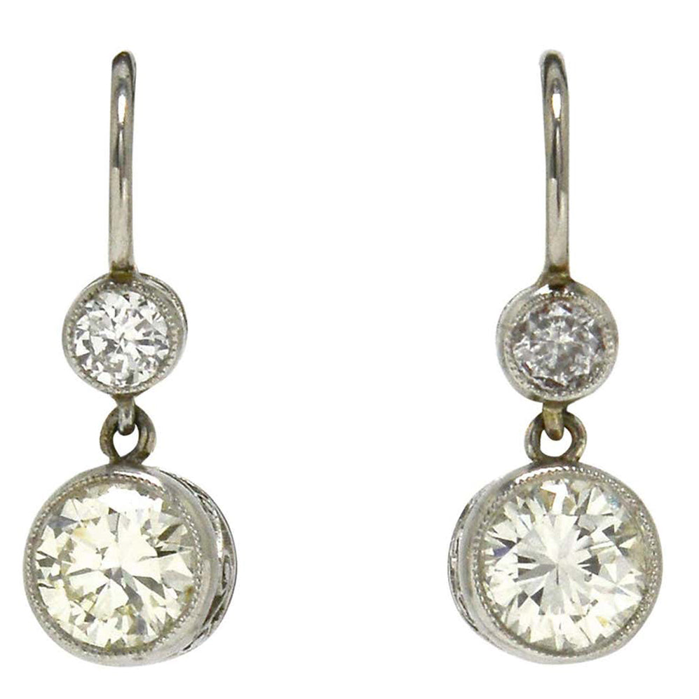 Diamond Drop Earrings