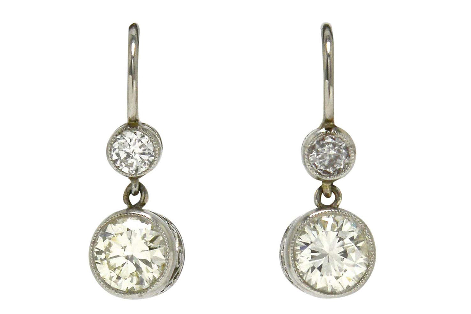 Diamond Drop Earrings