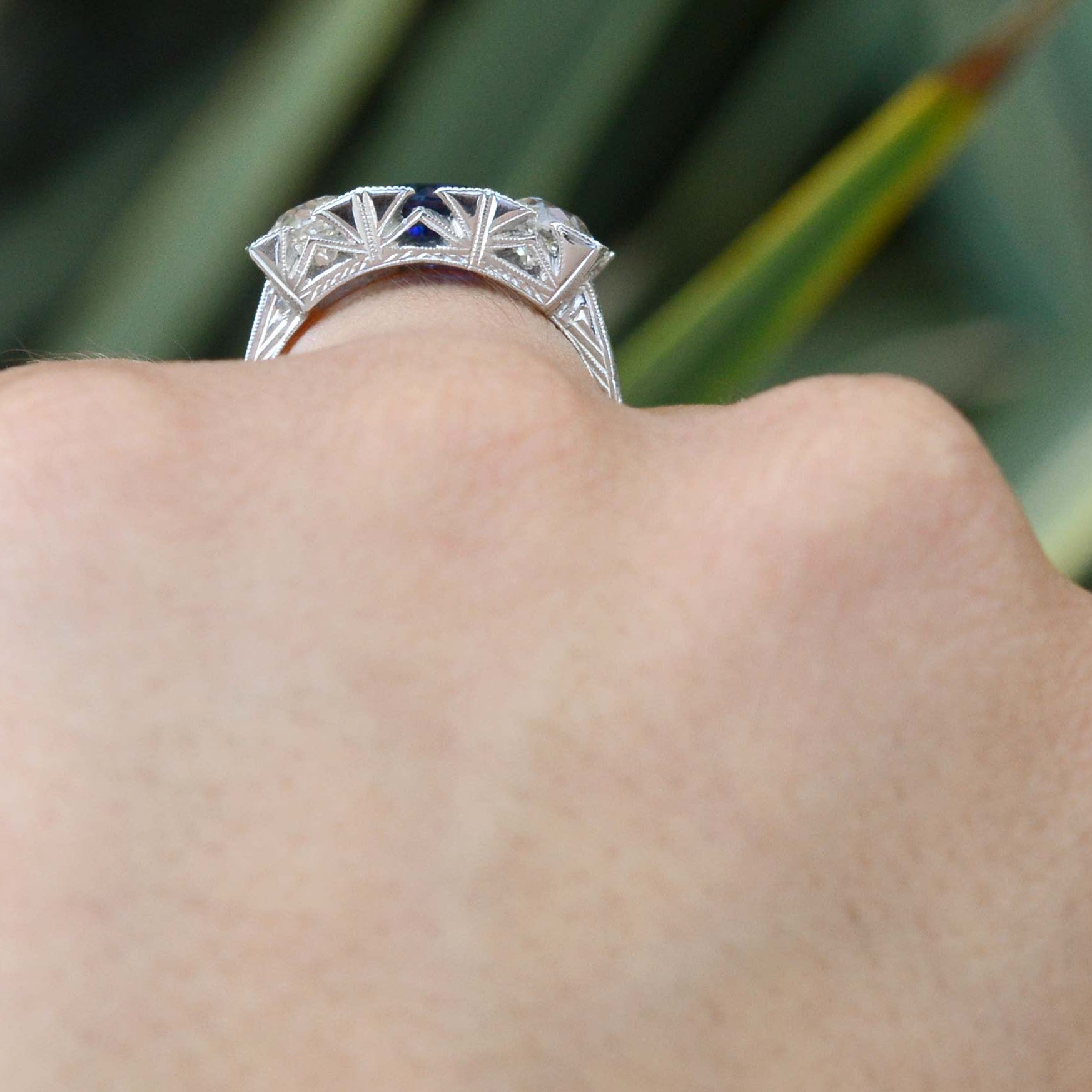 Sapphire Engagement Ring