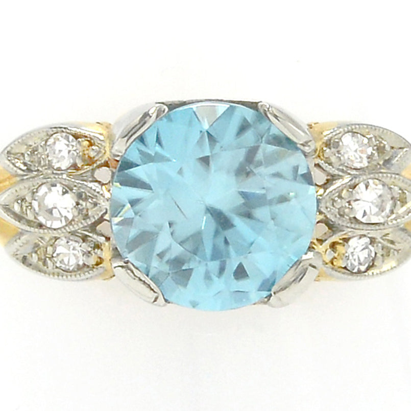 Zircon Engagement Ring