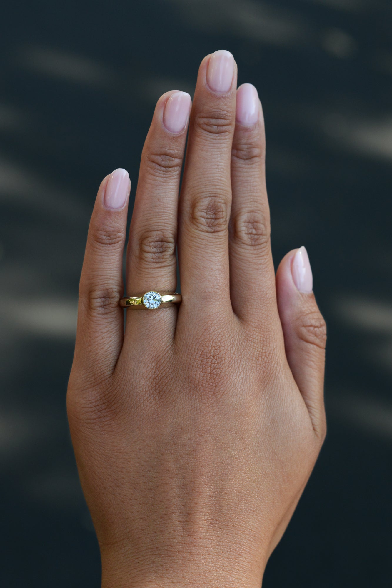 Yellow Gold Diamond Engagement Ring