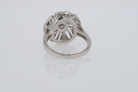 1920's Art Deco Diamond Cluster Engagement Ring