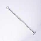 Hoorsenbuhs 18k White Gold Men's Link Toggle Bracelet