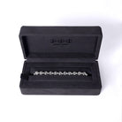 Hoorsenbuhs 18k White Gold Men's Link Toggle Bracelet