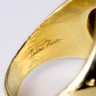 Vintage 1980s Tiffany & Co Paloma Picasso Pearl & Diamond 18k Ring
