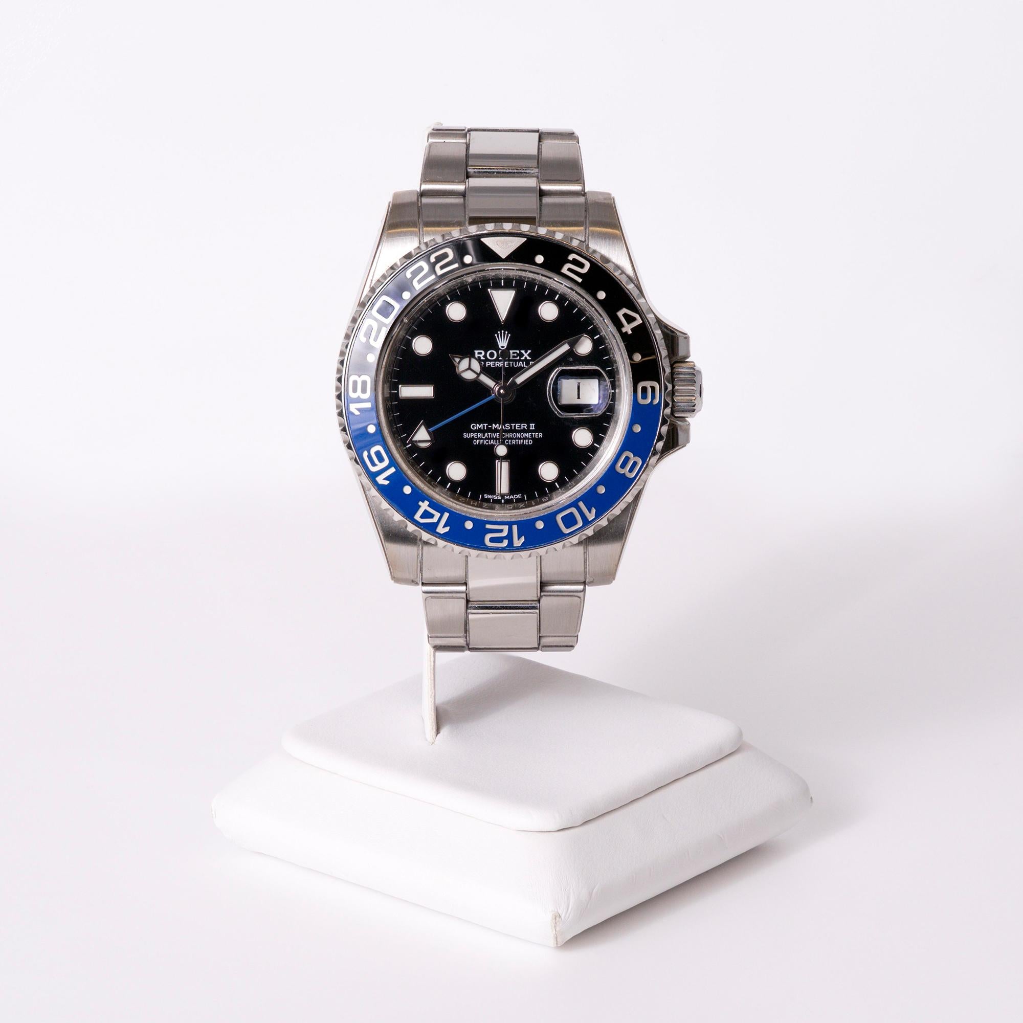 Rolex GMT-Master II Batman Ref. 116710 Full Set 2017
