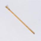 Vintage 14k Gold Rope Diamond Adjustable Belt Buckle Bracelet