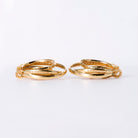Estate De Grisogono Allegra 4 Carat Diamond Intertwined Hoop Earrings