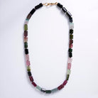 240 Carats Multi Color Raw Tourmaline Bead Strand