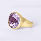 Estate Designer MAZ Bold 25 Carat Rose de France Amethyst Ring
