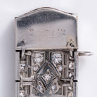 Antique Tiffany & Co. Art Deco 6 Carat Diamond Platinum Filigree Line Bracelet