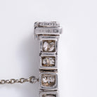 1920 Antique Cartier Art Deco 12 Carat Diamond Straight Line Tennis Bracelet