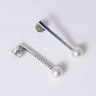 Mikimoto Elements of Life Denim Blue Ombré Sapphire Pearl Drop Earrings
