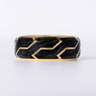 David Yurman 18k Gold Forged Carbon Unisex Band Size 7