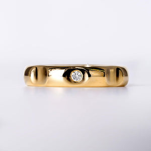 Tiffany & Co Paloma Picasso 18k Rose Gold Diamond Groove Band