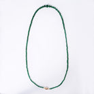 Fine 40 Carat Colombian Emerald Bead Necklace