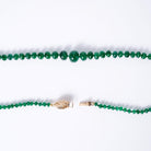 Fine 40 Carat Colombian Emerald Bead Necklace