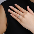 GIA Certified 2.00 Carat Round Natural Diamond 3-Stone Platinum Engagement Ring