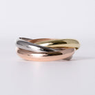 Cartier Trinity Tricolor Band Ring, Size 60 (US 9), Box & Papers