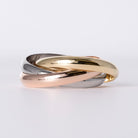 Cartier Trinity Tricolor Band Ring, Size 60 (US 9), Box & Papers