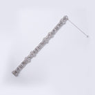 Flawless 1920s Art Deco 8 Carat Diamond Platinum Bracelet