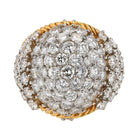 Mid-Century 7.50 Carat Dome Diamond Cocktail Ring