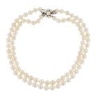 Estate 8-8.5mm Double Strand Akoya Pearl Necklace