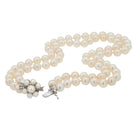 Estate 8-8.5mm Double Strand Akoya Pearl Necklace