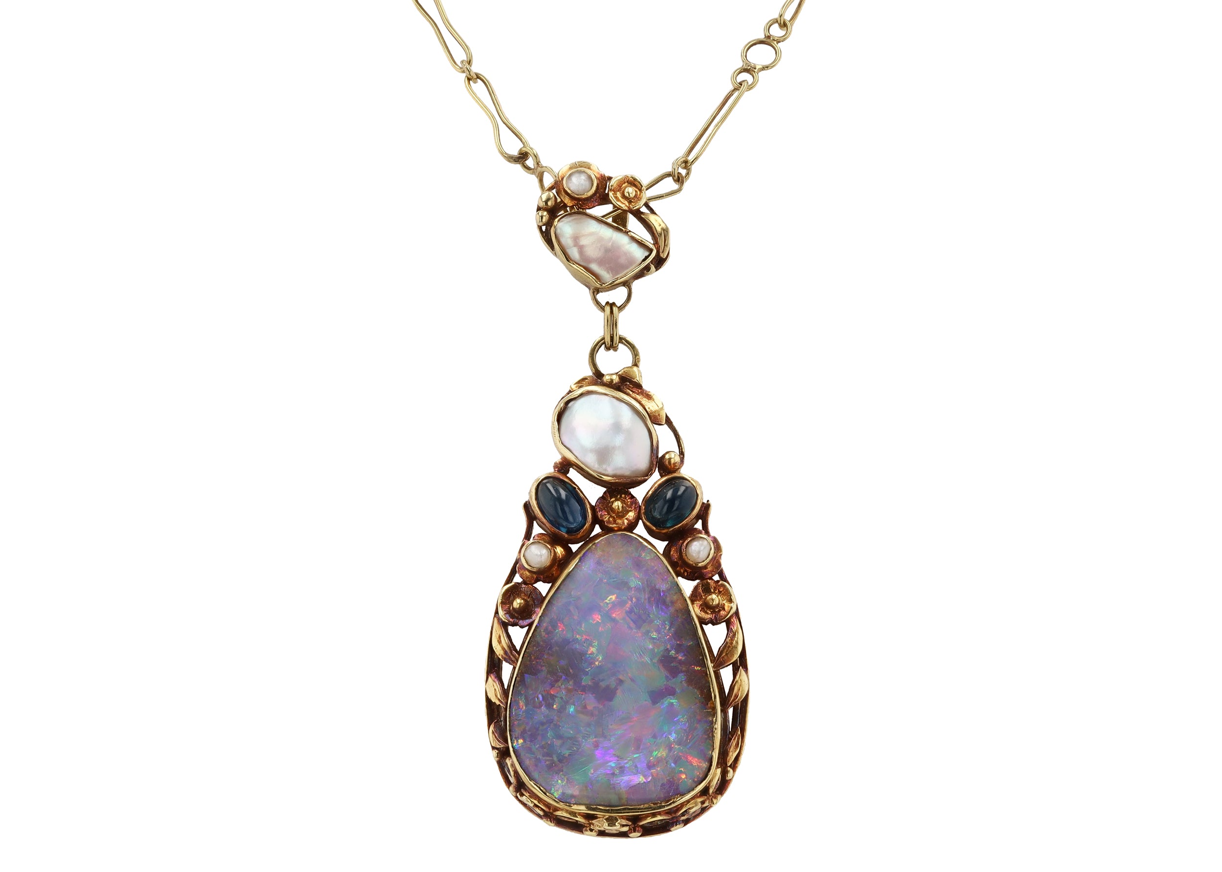 Antique Opal Necklace