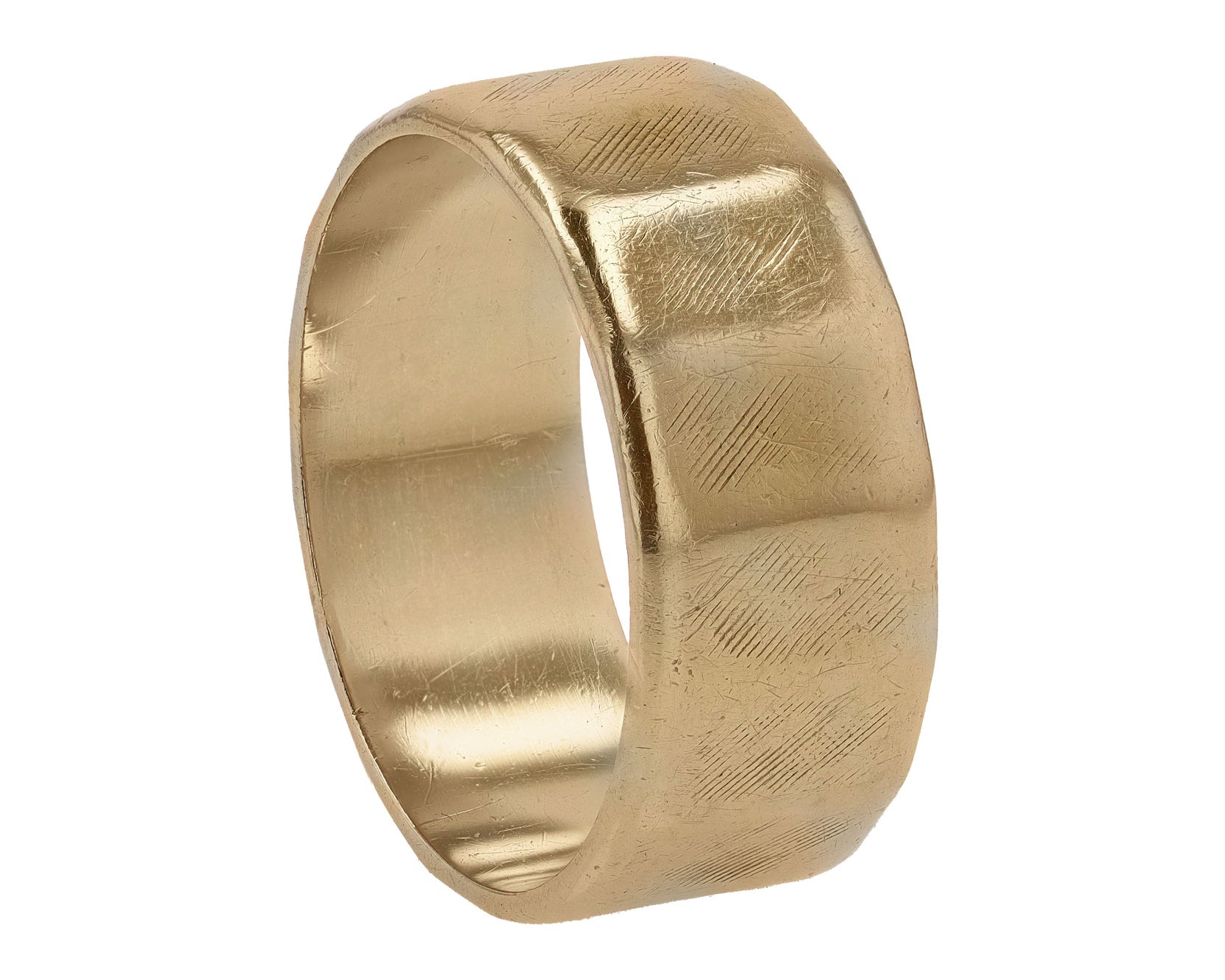 Vintage yellow gold band