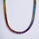 Signed H. Stern 33.50 Carats Multi-Gemstone Rainbow Necklace