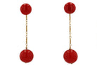 Antique Coral Earrings